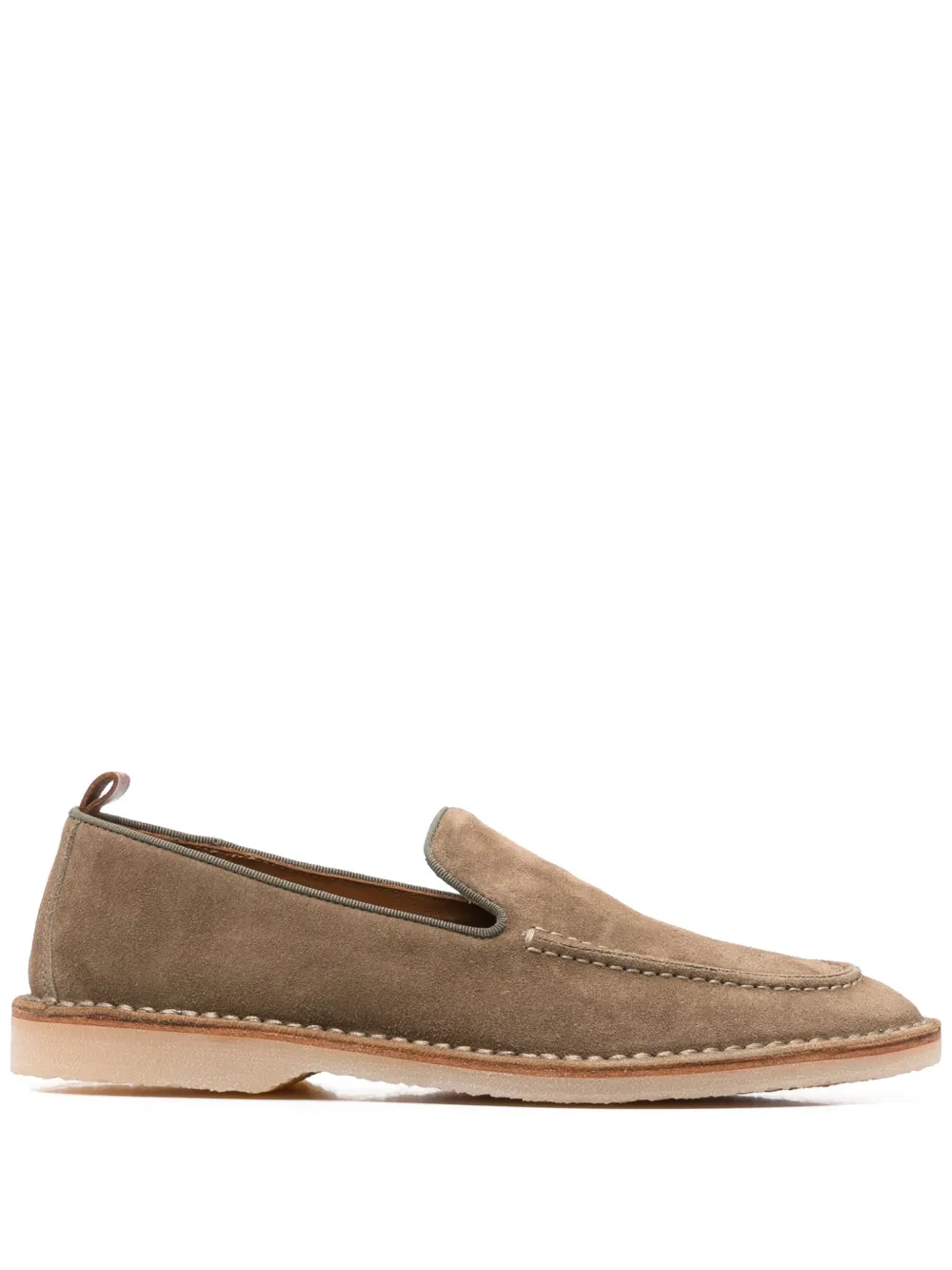 suede loafers