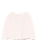 Tartine Et Chocolat open work cardigan - Pink
