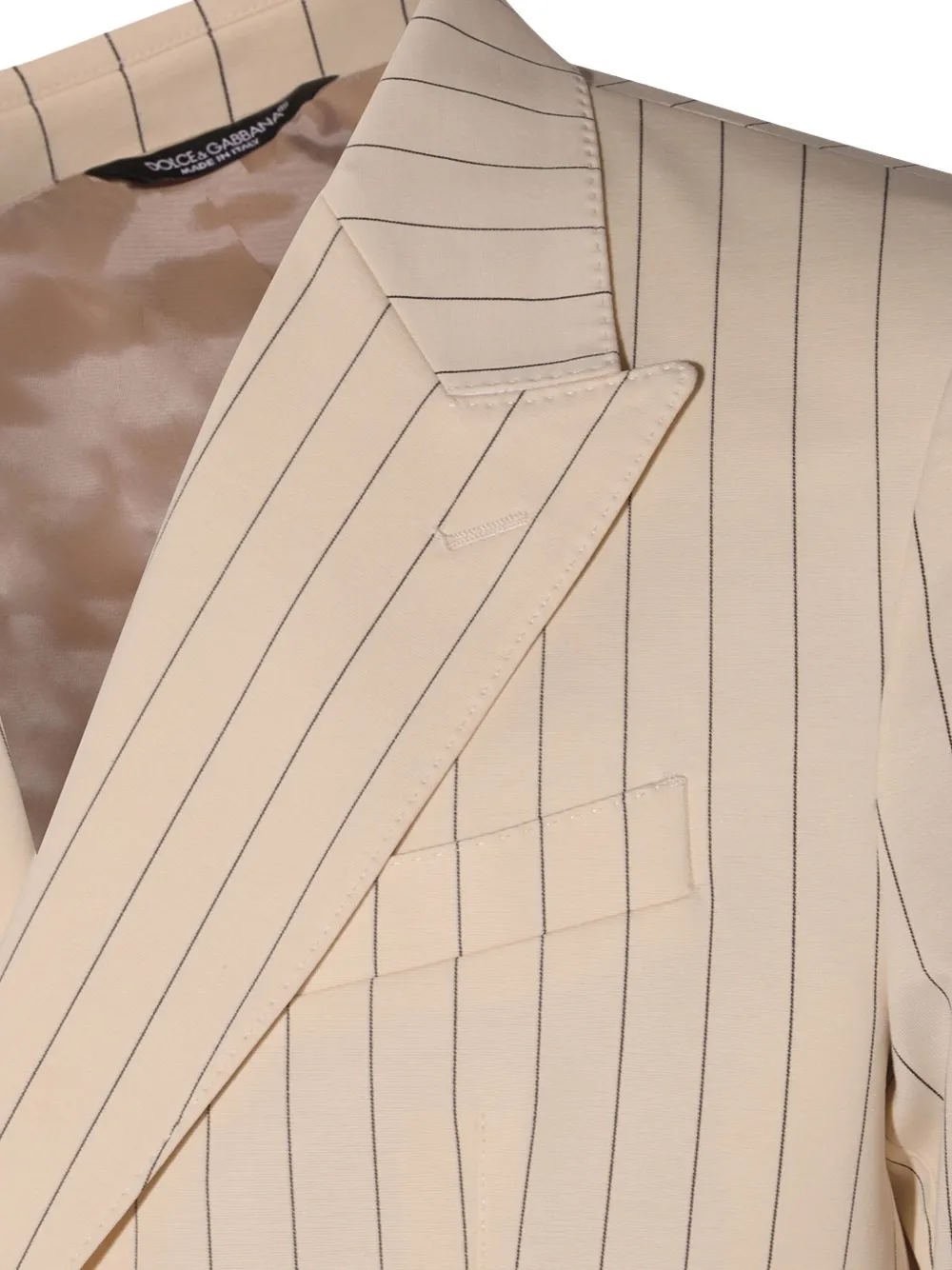 Dolce & Gabbana Gestreepte blazer Beige