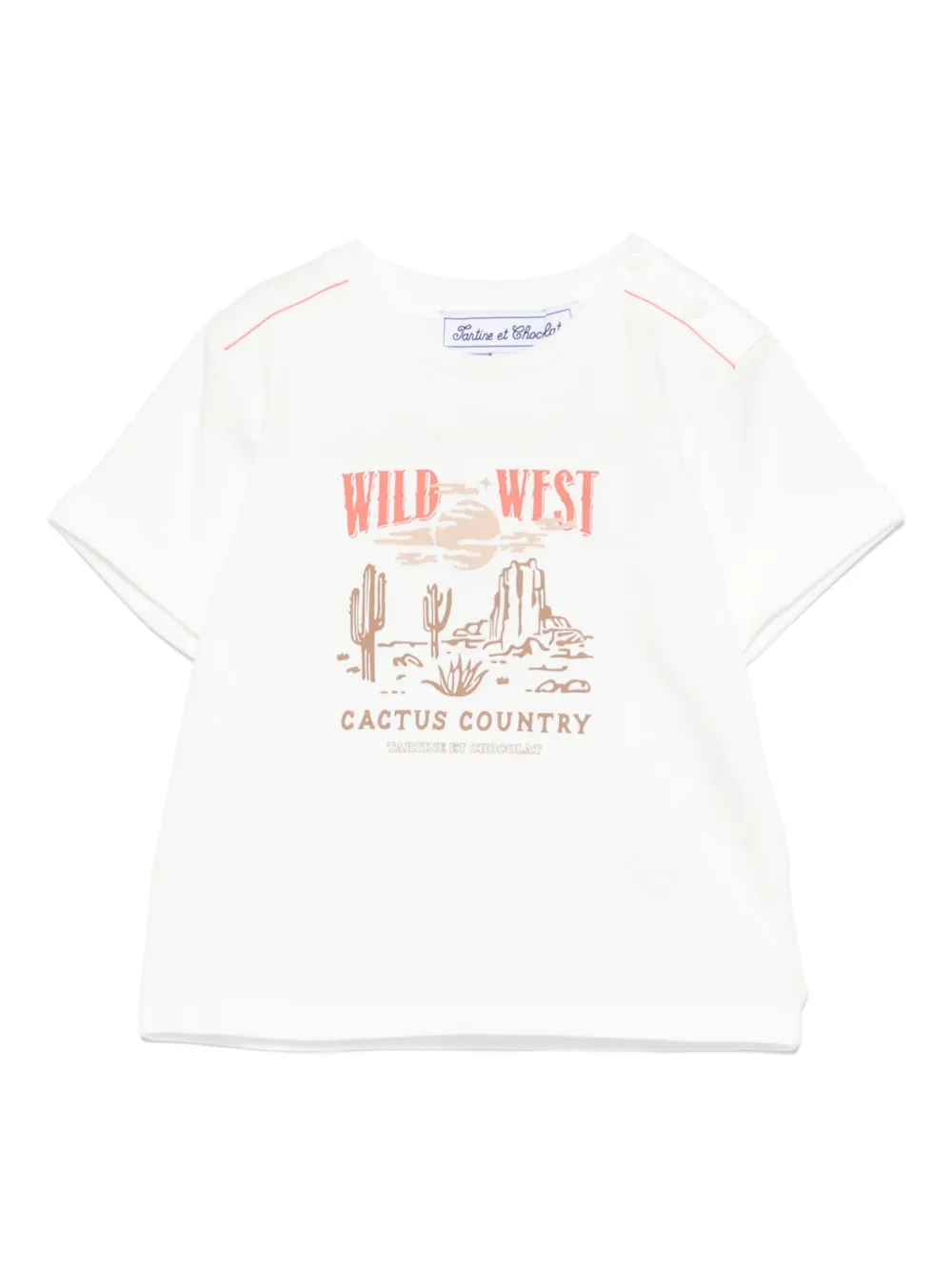 Tartine Et Chocolat playera con estampado Far West | blanco | Image 1