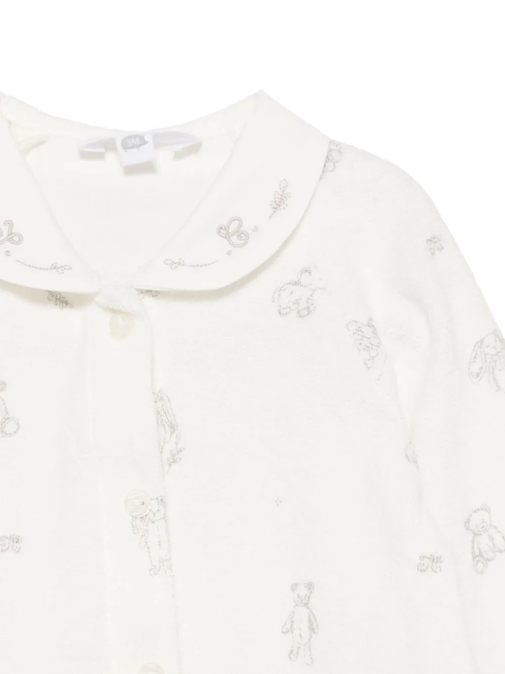 Tartine Et Chocolat Pyjama met geïllustreerde dieren Wit