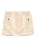 Tartine Et Chocolat checked shorts - White