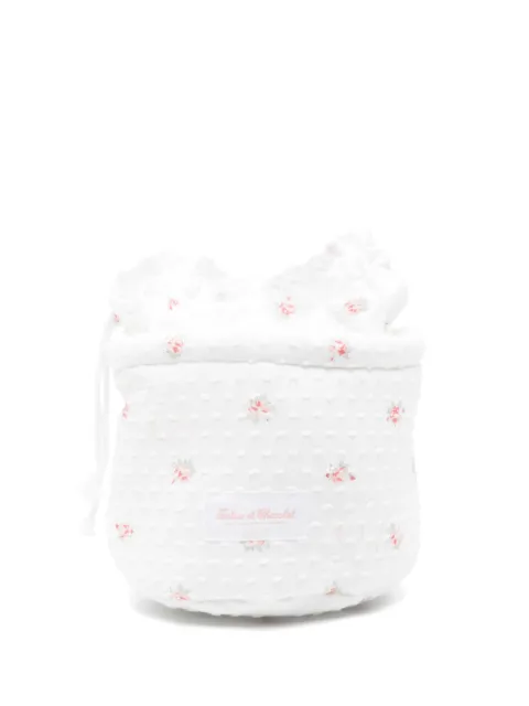 Tartine Et Chocolat rose-print bucket bag