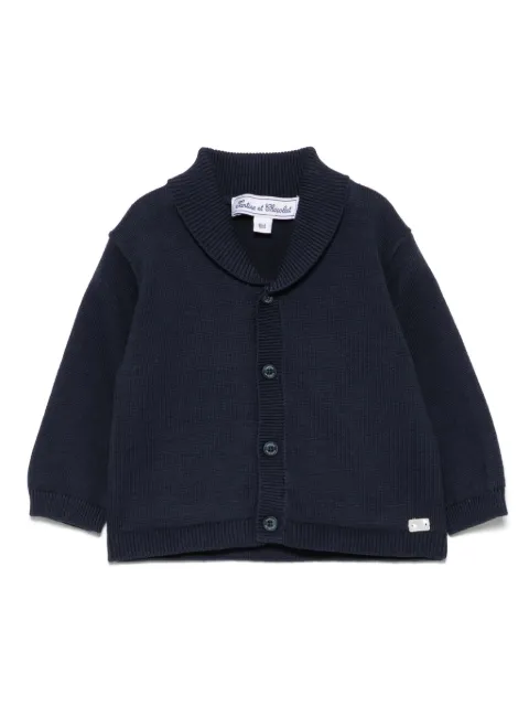 Tartine Et Chocolat Cardigan com gola xale