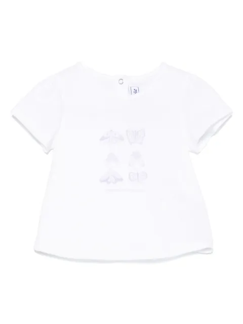 Tartine Et Chocolat playera con mariposas estampadas