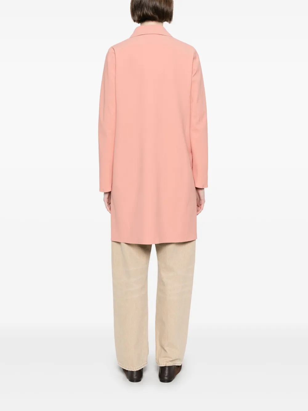 Herno Midi Coat In Pink