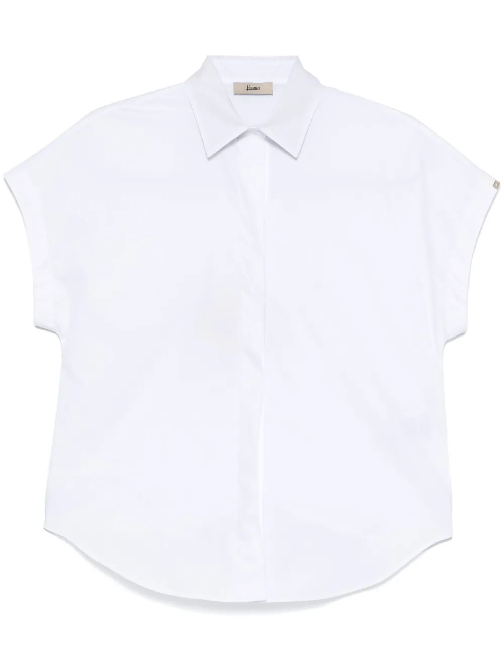 Herno Blouse met korte mouwen Wit