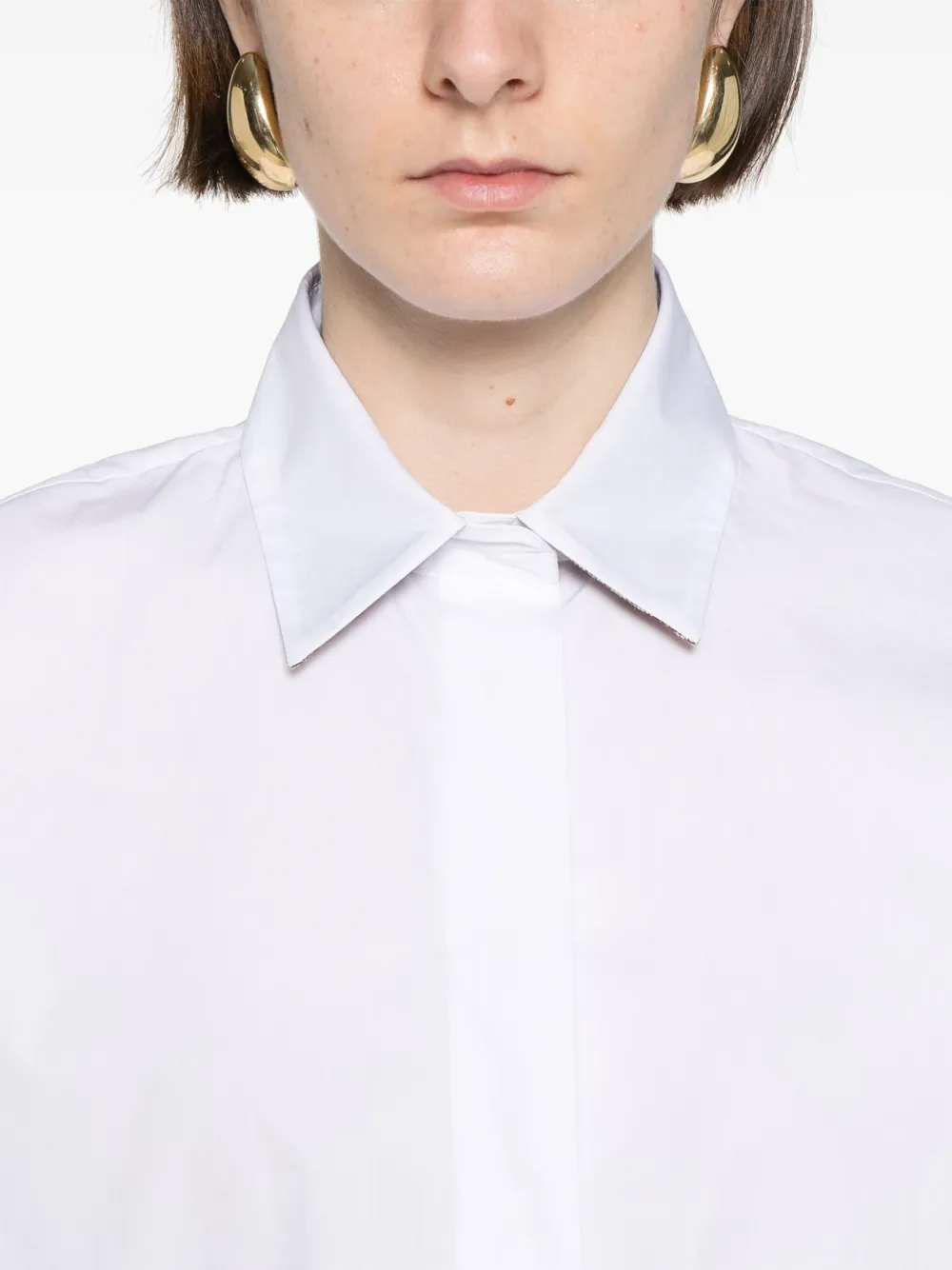 Herno Blouse met korte mouwen Wit