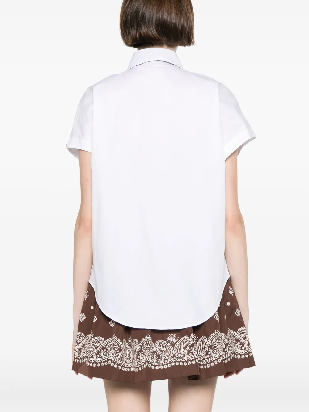 Herno Blouse met korte mouwen Wit