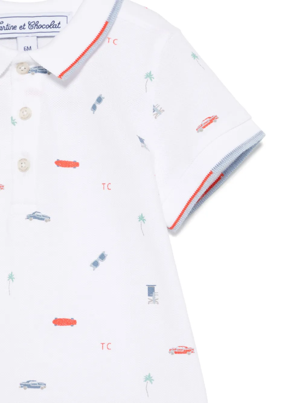 Tartine Et Chocolat Babypakje met print Wit