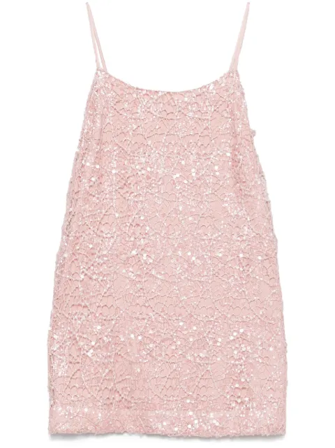 Merci vestido corto bordado con lentejuelas
