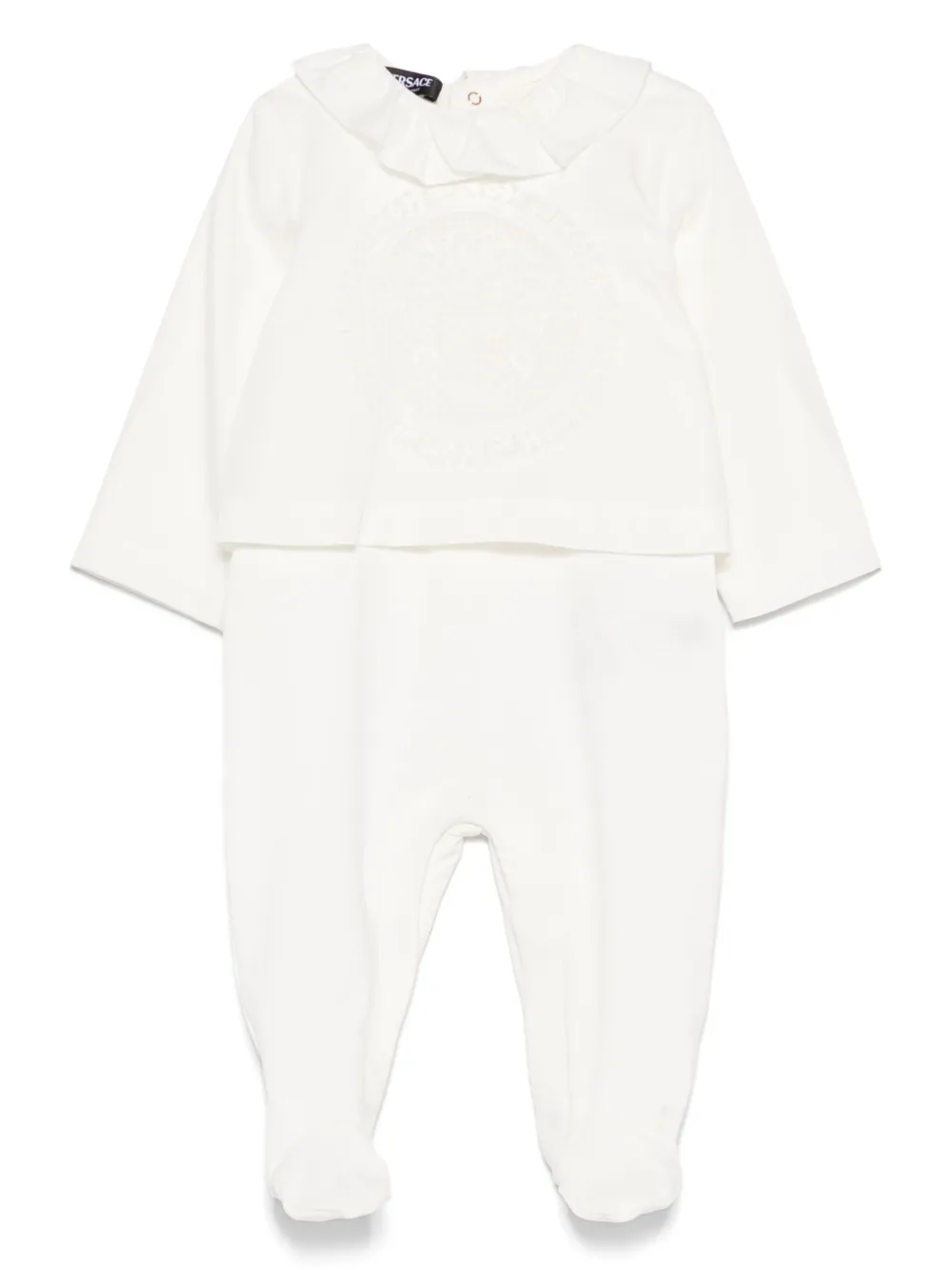 Versace Kids Pyjama met Medusa Head-patroon Wit
