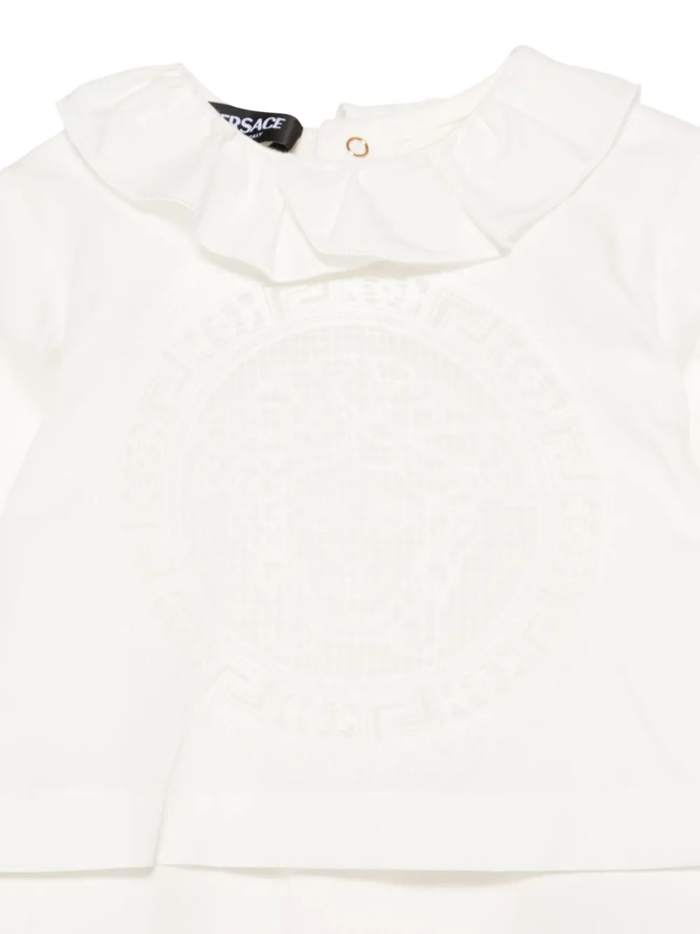 Versace Kids Pyjama met Medusa Head-patroon Wit