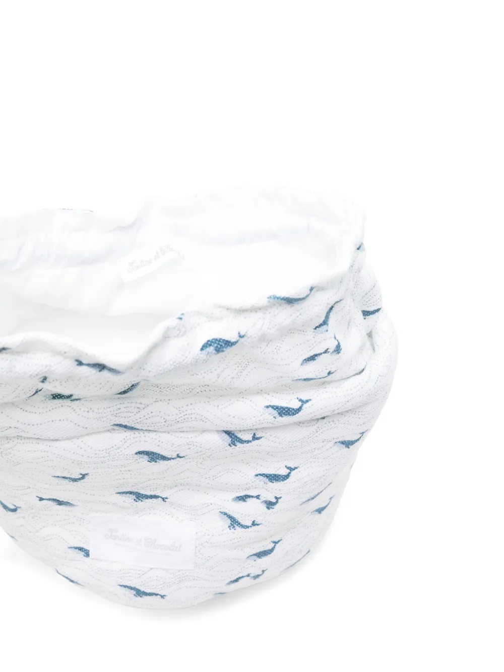 Tartine Et Chocolat Wale bucket-tas met jacquard Wit