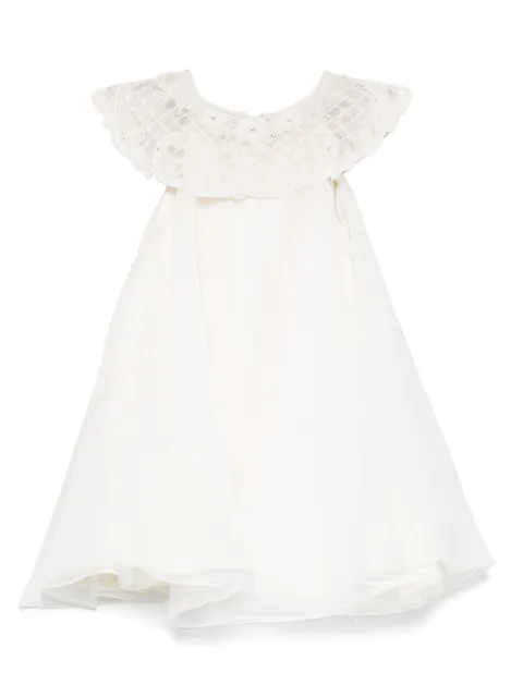 MAISON AVA contrasting-collar dress