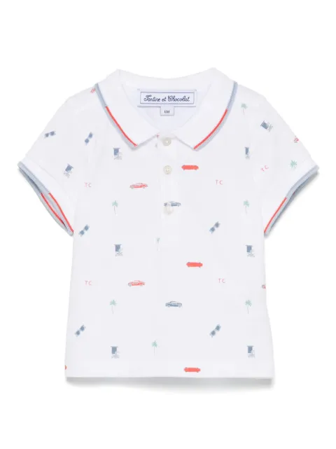 Tartine Et Chocolat illustration-city-adventure polo shirt
