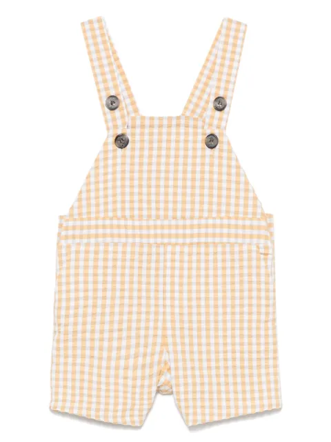 Tartine Et Chocolat checked dungarees