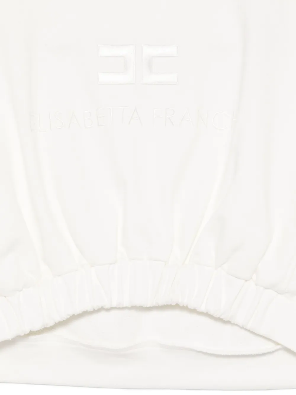 ELISABETTA FRANCHI LA MIA BAMBINA LOGO-EMBROIDERED SWEATSHIRT