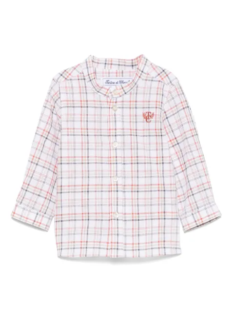 Tartine Et Chocolat plaid shirt