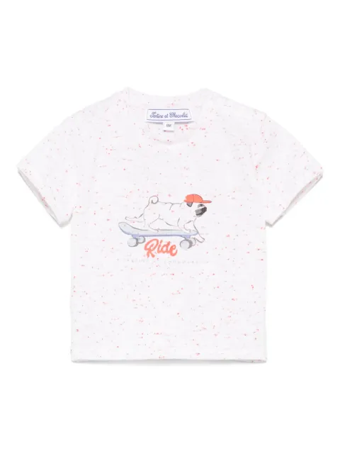 Tartine Et Chocolat playera con perro estampado