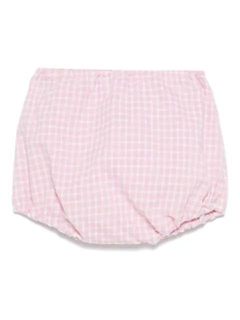 Mariella Ferrari bloomers con motivo de cuadros