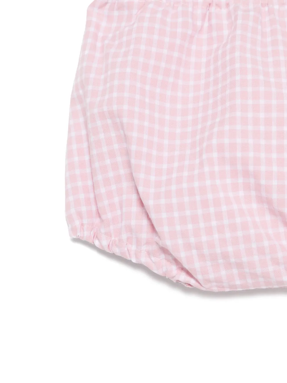 Shop Mariella Ferrari Checked Bloomers In Pink