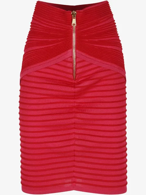 Balmain jupe mi-longue drapée