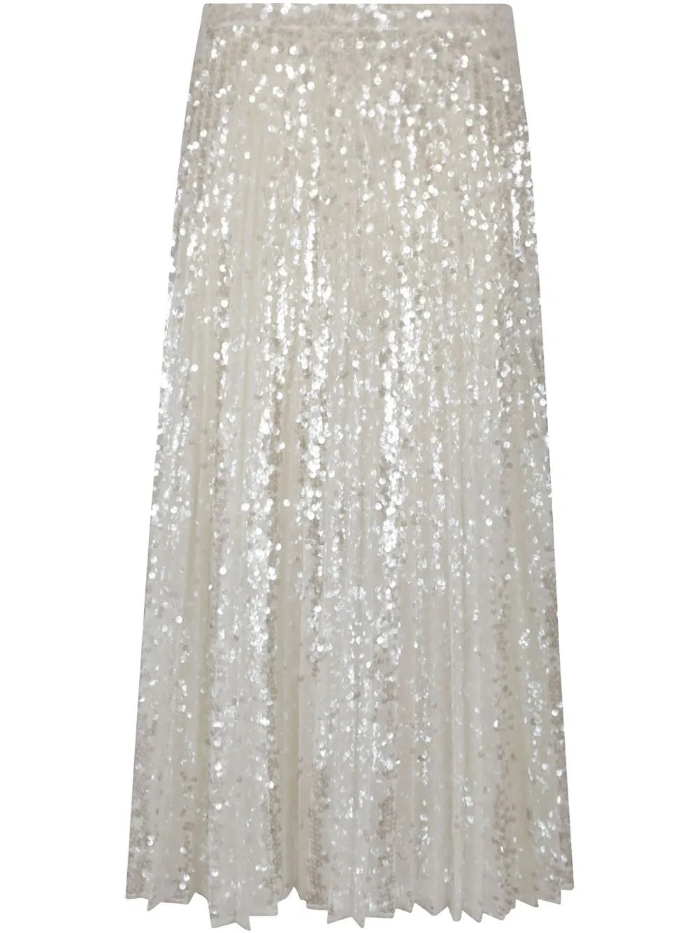 Philosophy Di Lorenzo Serafini Plooirok met pailletten Beige