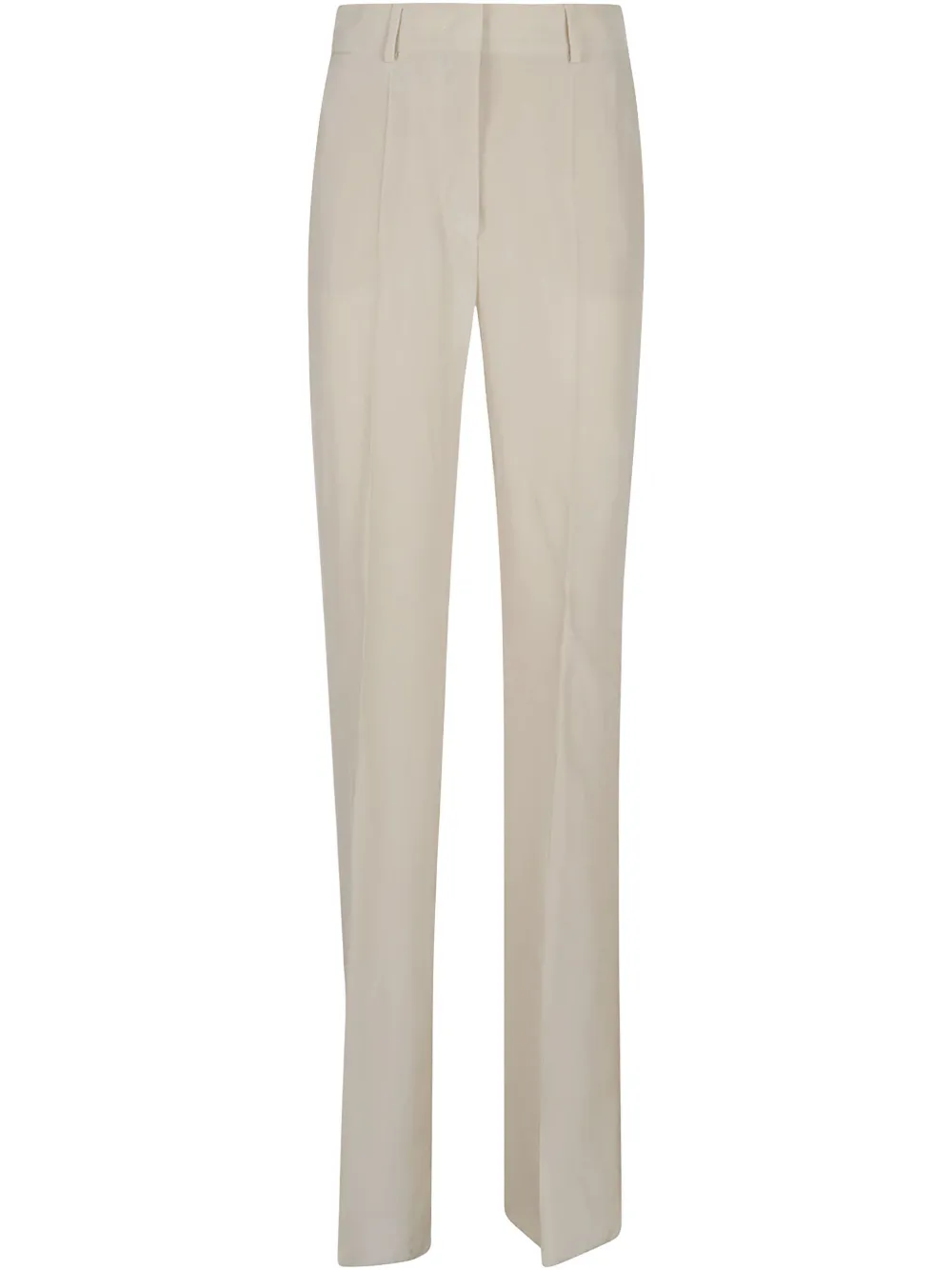 slim cut tailored trousers