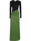 Victoria Beckham draped maxi dress - Black