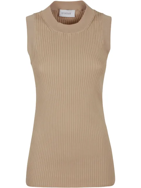 Sportmax ribbed sleeveless top 