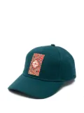 Casablanca gothic-logo cap - Green