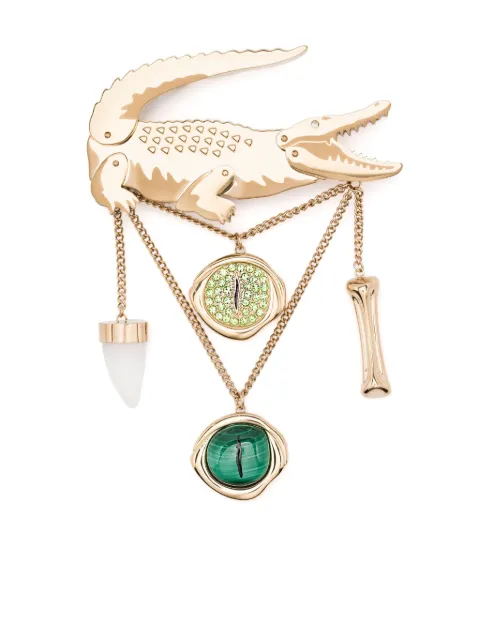 Lacoste 吊饰细节胸针