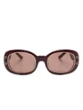 Casablanca Laurel sunglasses - Red