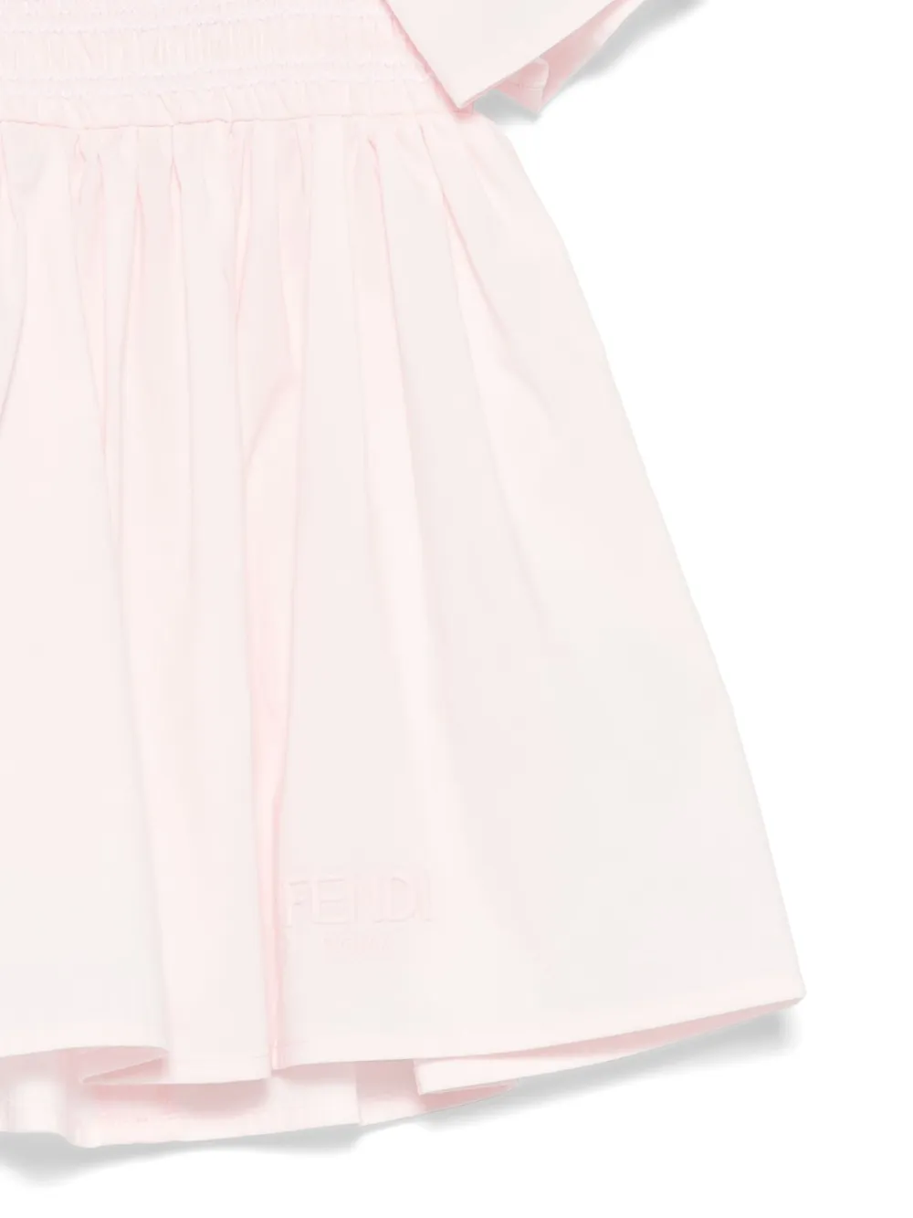 Fendi Kids Jurk met korte mouwen Roze