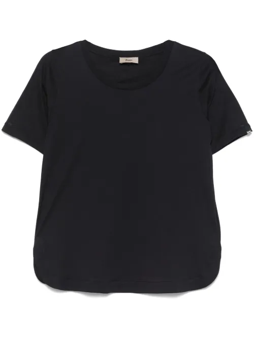 Herno t-shirt à patch logo - Bleu - Herno - Modalova