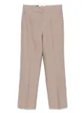 FENDI FF-jacquard trousers - Brown