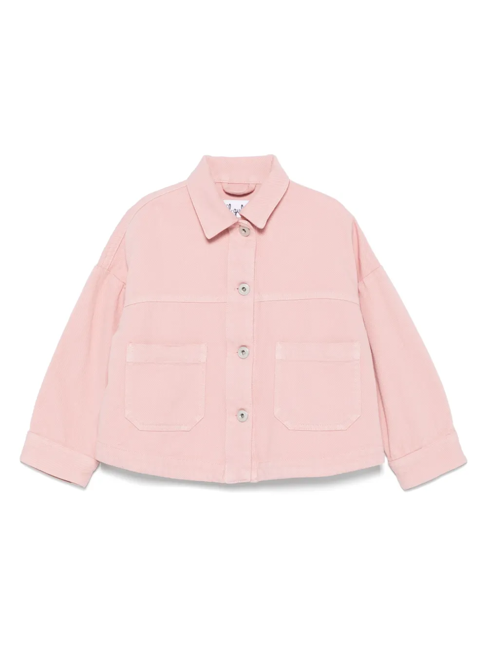 Il Gufo Katoenen spijkerjack Roze