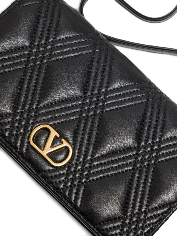 Valentino Garavani Mini Quiltie 67 Shoulder Bag | Black
