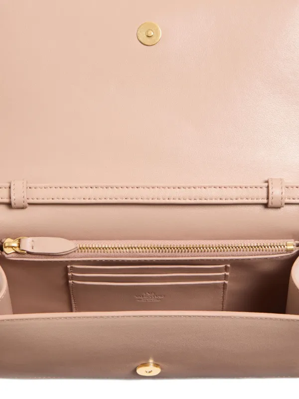 Valentino Garavani Mini Quiltie 67 Shoulder Bag | Pink