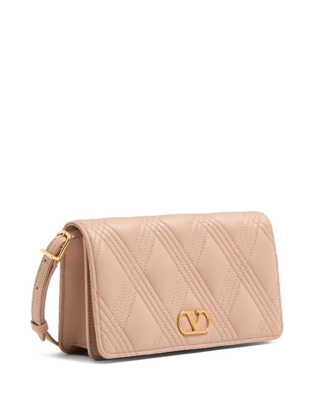Valentino Garavani Quiltie 67 mini-schoudertas Roze