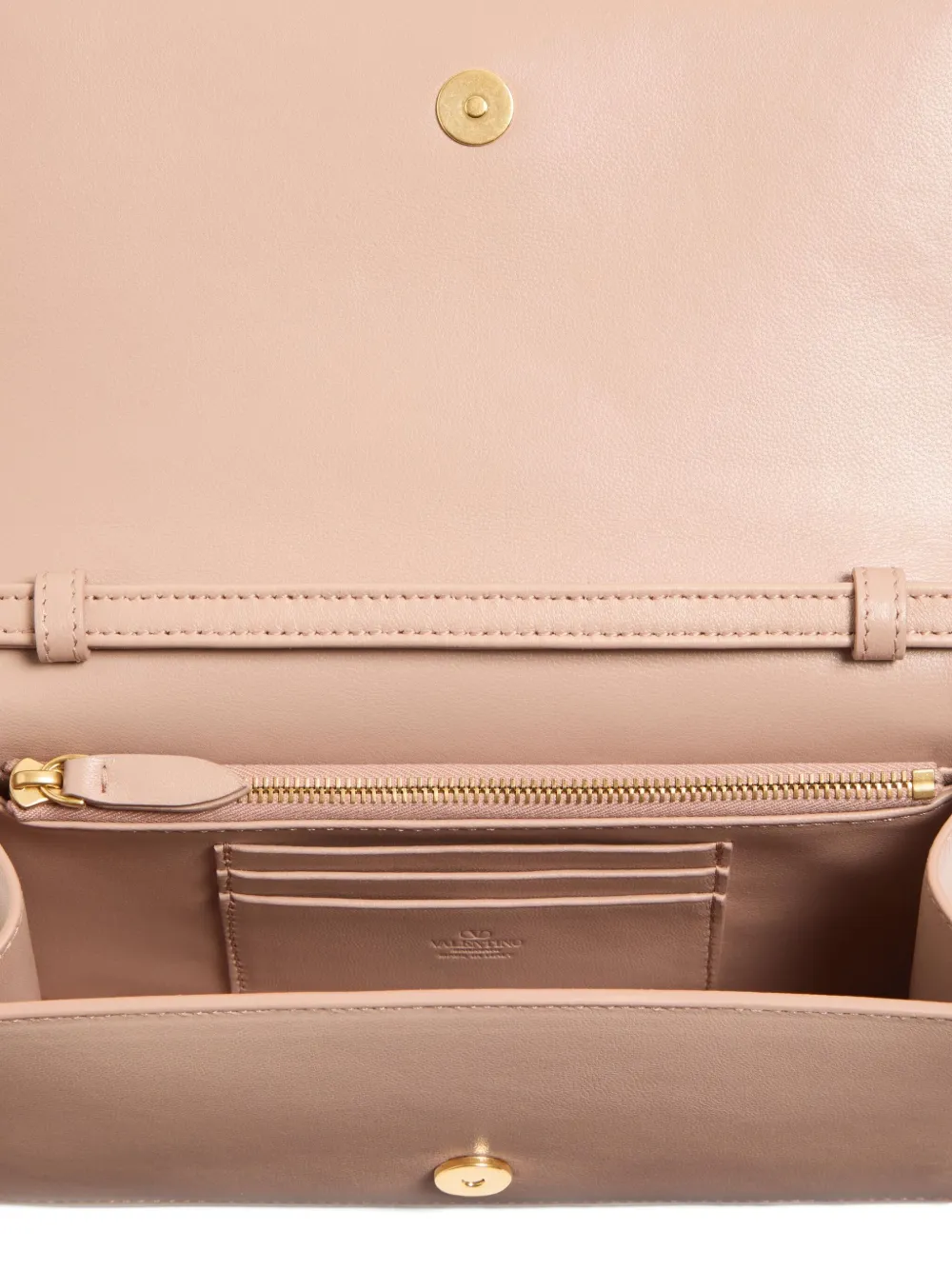 Valentino Garavani QUILTIE 67 MINI SHOULDER BAG IN QUILTED NAPPA LEATHER - Rosa