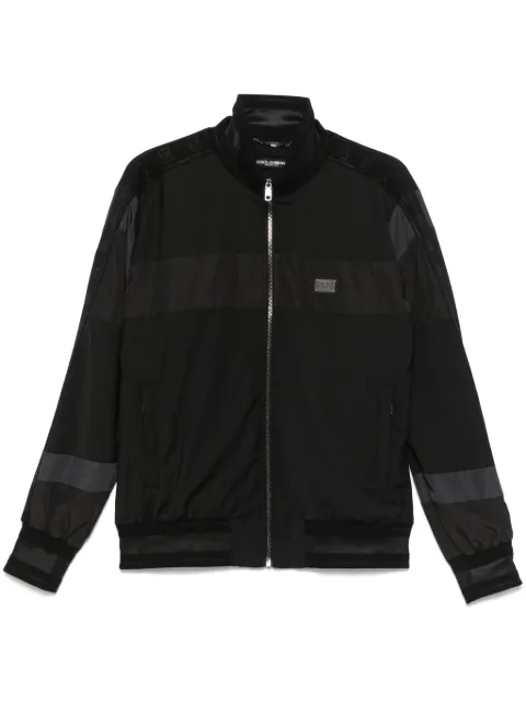 Dolce & Gabbana pinstriped bomber jacket