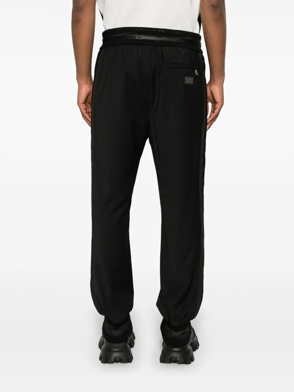 Dolce & Gabbana Broek met krijtstreep Zwart