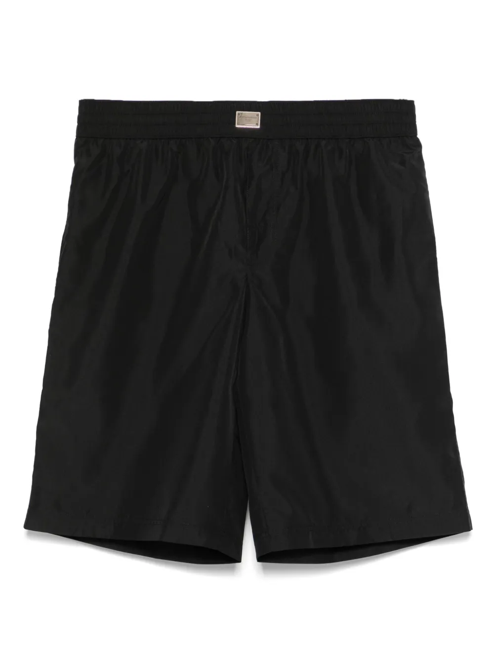 logo-plaque swim shorts