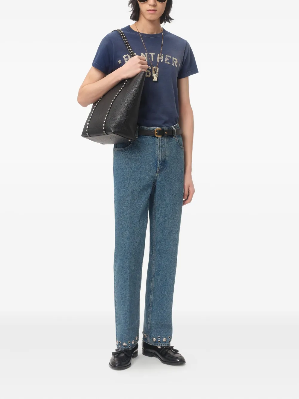 Valentino Garavani Rockstud shopper Zwart