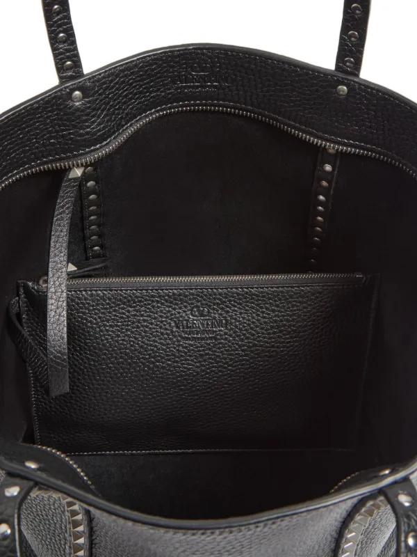 Valentino Garavani ロックスタッズ ハンドバッグ | ブラック