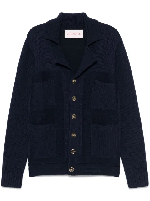 Valentino Garavani notched-lapels cardigan