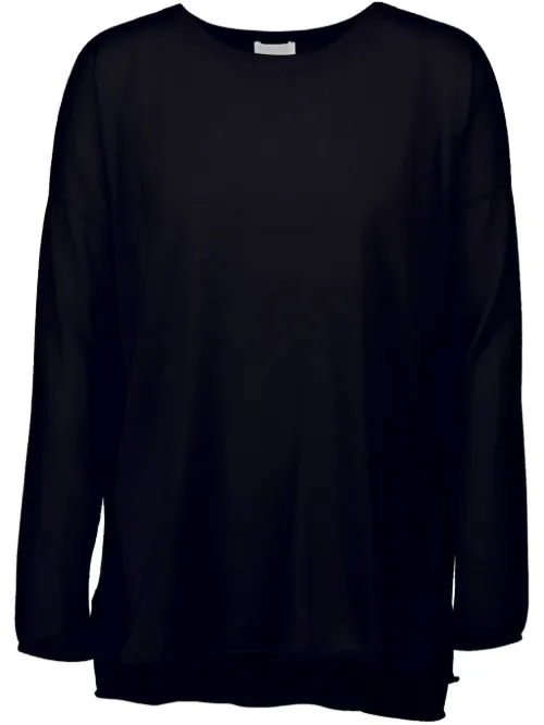 Allude pull à col rond - Bleu - Allude - Modalova