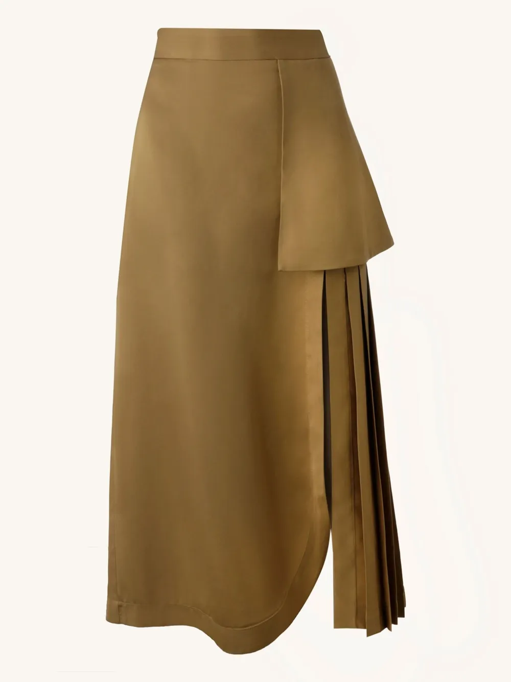 Misci Asymmetric Skirt In Neutrals